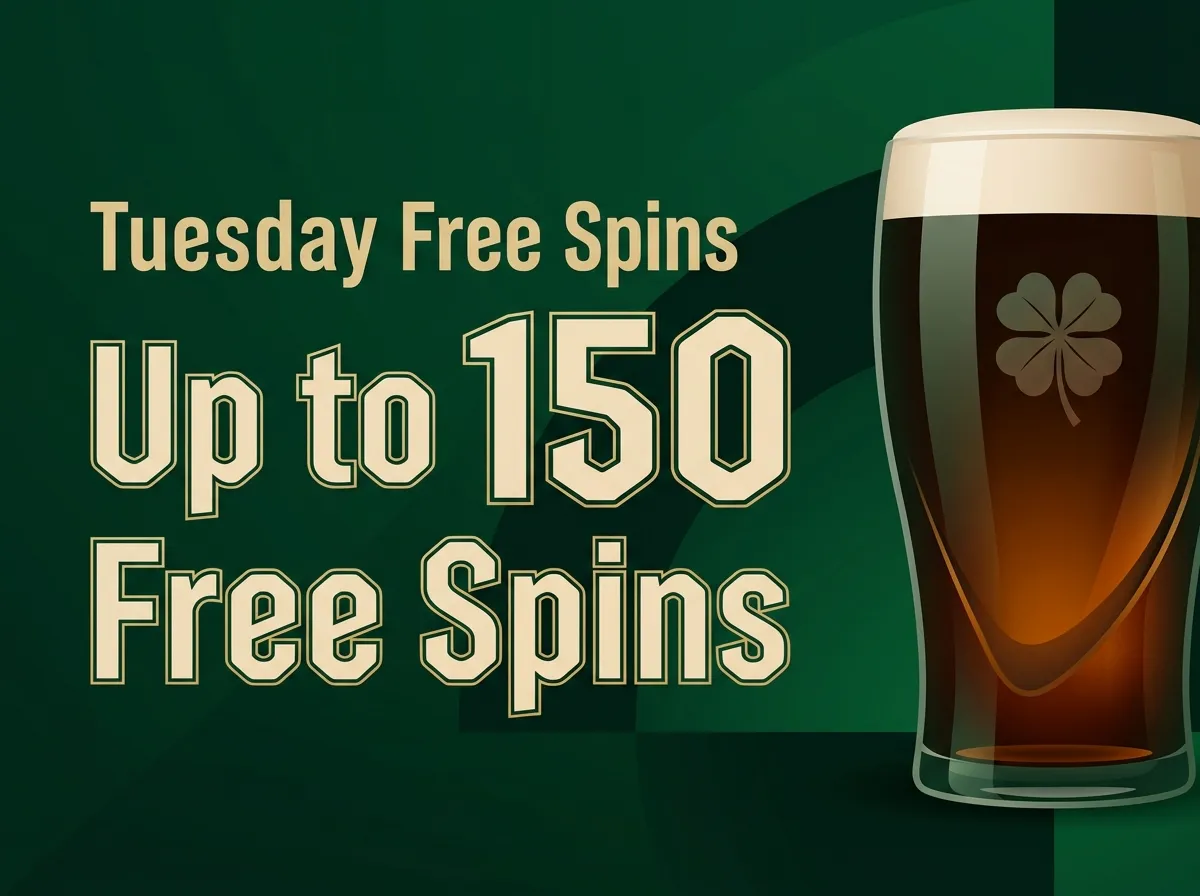 Tuesday up 150 free spins bonus patrick